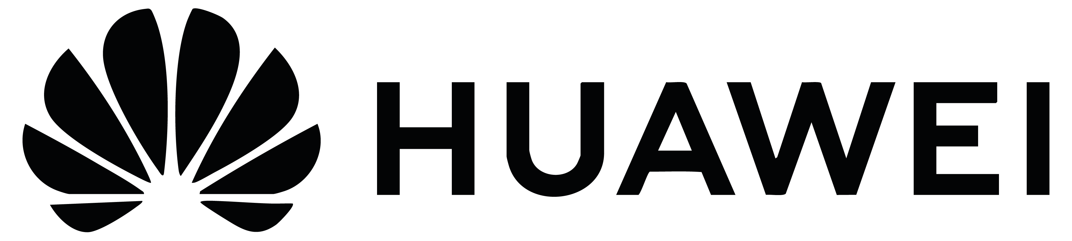 Huawei logo zwart