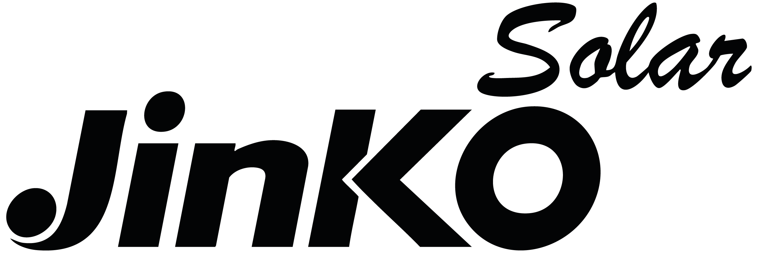 Jinko Solar logo zwart