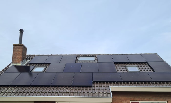 zonnepanelen best woning op dak